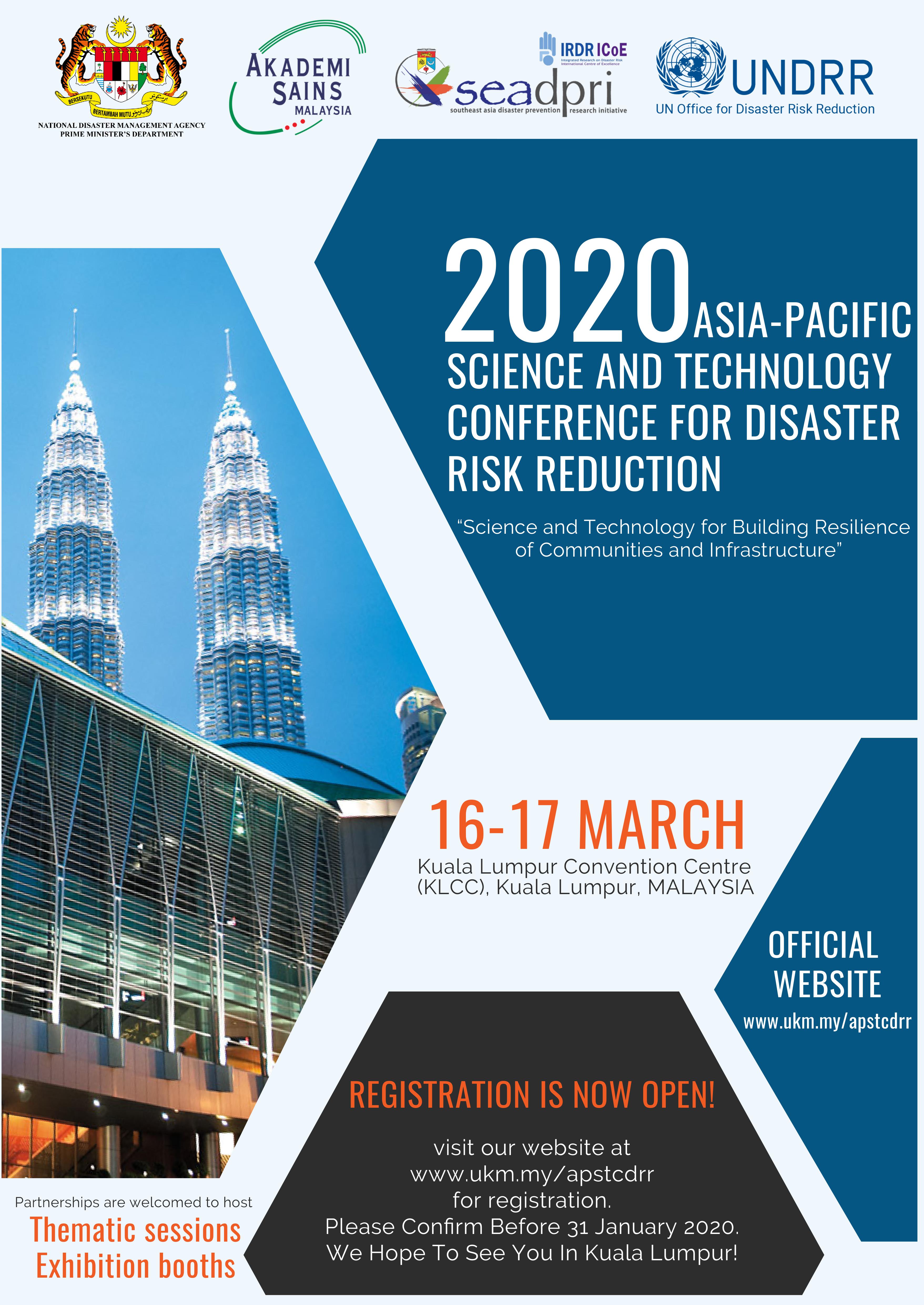 2020 Asia Pacific Science Technology Conference in KL, Malaysia on 16